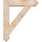 Ekena Millwork Traditional Arts and Crafts Smooth Bracket w/ Offset Brace, Douglas Fir, 7 1/2"W x 34"D x 40"H BKT0806X34X40TRA03SDF - alternate 2